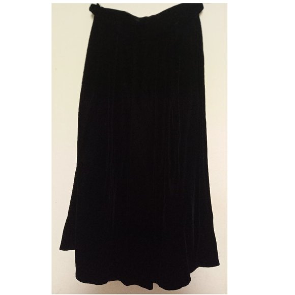 Talbots Dresses & Skirts - Talbot's Vintage Velvet Midi Skirt - Goth, Retro